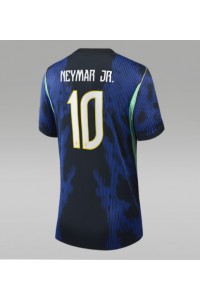 Brasilia Neymar Jr #10 Jalkapallovaatteet Naisten Vieraspaita MM-kisat 2026 Lyhythihainen